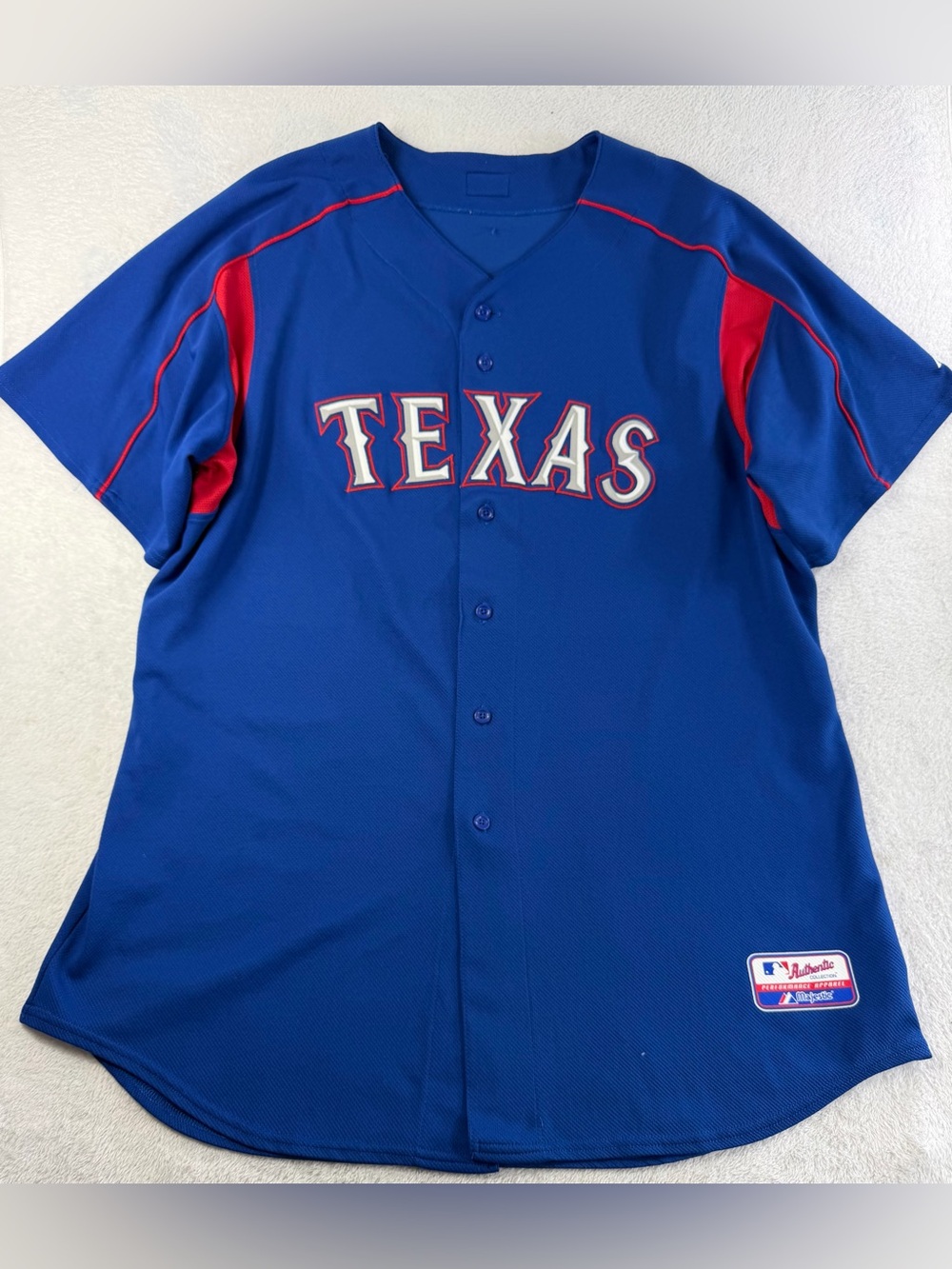 Vintage Majestic Texas Rangers MLB Authentic Collection #20 BP Jersey USA